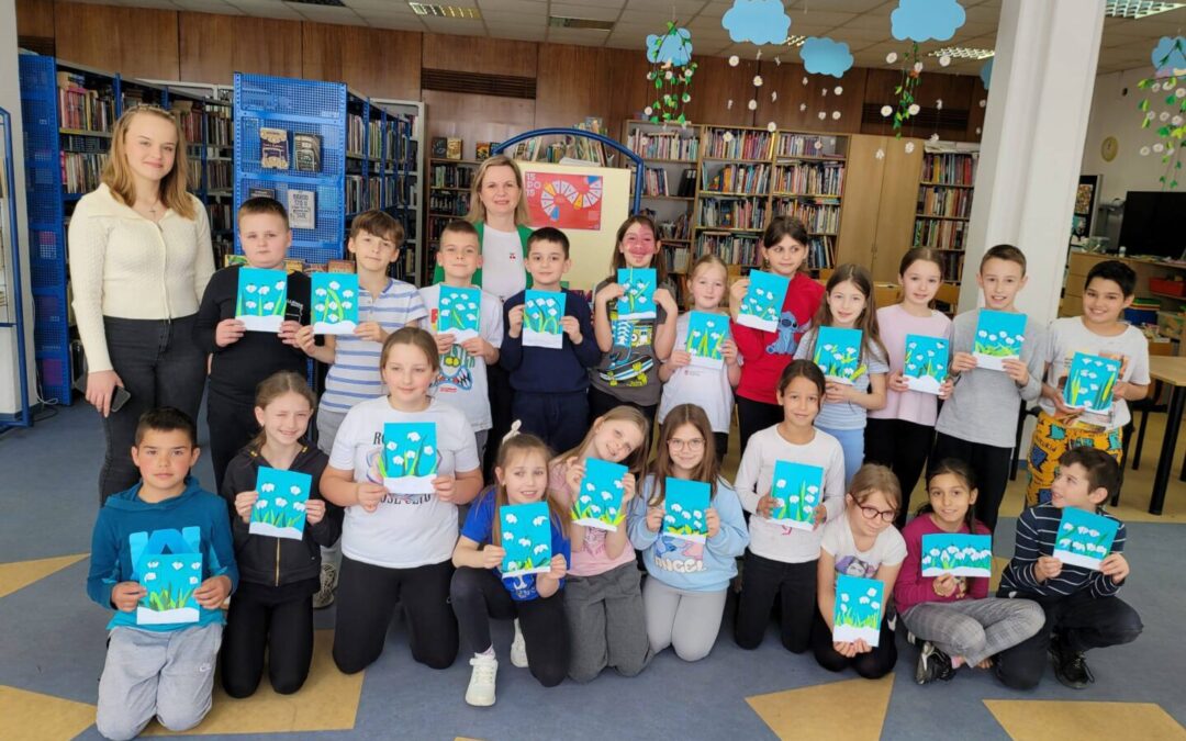 Posjet Gradskoj knjižnici i čitaonici Glina